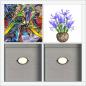 Preview: SKIVA Frontscheibe passend für IKEA® KALLAX eyes Graffiti 0053