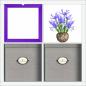 Preview: SKIVA Frontscheibe passend für IKEA® KALLAX Rahmen violet 0110