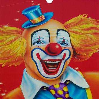 SKIVA Frontscheibe passend für IKEA® KALLAX Smily Clown  0194