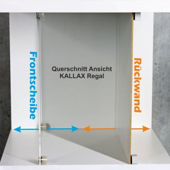 SKIVA Rückwand passend für IKEA® KALLAX Love Himmel 0180