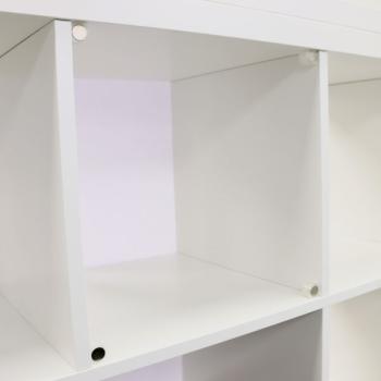 SKIVA Frontscheibe passend für IKEA® KALLAX schwarzer Rahmen 0106