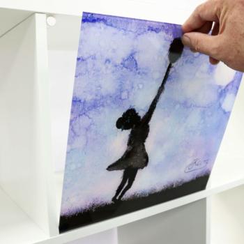 SKIVA Frontscheibe passend für IKEA® KALLAX Muster grau  0097
