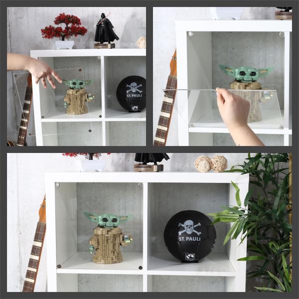SKIVA Rückwand passend für IKEA® KALLAX buntes Puzzle 0189